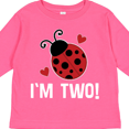thumbnail image 4 of Inktastic 2nd Birthday 2 Year Old Ladybug Girls Long Sleeve Toddler T-Shirt, 4 of 5