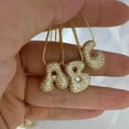 thumbnail image 6 of Bubble Letter Necklace For Women,Dainty Balloon Initial Necklaces 18k Gold Plated Chain Pendant Alphabet Necklaces For Girlfriend Charm Simple Gift Jewelry, 6 of 14