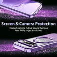 thumbnail image 6 of Casetego For Google Pixel 10 Case/Pixel 10 Pro Case,Compatible with MagSafe,Clear Magnetic Glitter Gradient Sparkle Luxury Plated Soft TPU Bumper Full Camera Lens Protector,Purple, 6 of 7