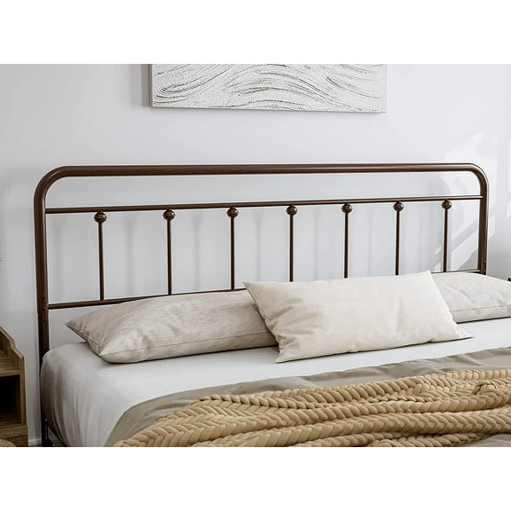 ARICOEASY Sturdy California King Size Headboard with Brown