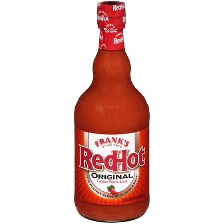 (2 Pack) Frank's RedHot Original Cayenne Pepper Hot Sauce, 23 fl (Best Hot Wing Sauce Recipe)