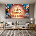 thumbnail image 7 of Decorative Balloons Happy Birthday Banner Floral Design Gift Boxes for Party Celebration Indoor Decoration, 7 of 7
