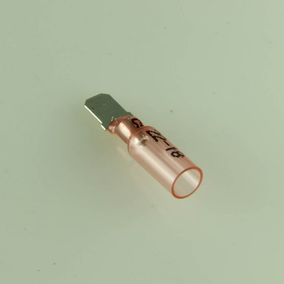 22-18 Ga. 0.250" Tab Male HD Heat-Shrink Quick Disconnect Terminals - (pack of 10)