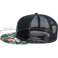 thumbnail image 3 of *BASSDASH Flat Brim Trucker Cap Adjustable Snapback Hat Mesh Back for Men Women*, 3 of 10