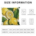 thumbnail image 5 of Shiartex Yellow Lemon Print Decorative Throw Pillow Covers Corduroy Cushion Covers Soft Throw Pillow Case Sofa Pillow Case Square Cushion Case for Living Room Bed Couch Car Home Decor, 5 of 5