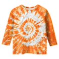 thumbnail image 5 of Taybagh Girls Shirts Size 10-12 Crew Neck 3/4 Sleeves Shirts for Youth Girls Vibrant Ombre Kids Clothes Soft Tees, 5 of 5
