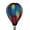 Rainbow, variant on Wavy Rainbow Hot Air Balloon 22 In. - Small Wind Spinner by Premier Kites