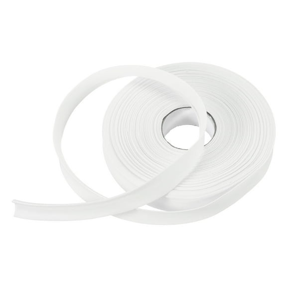 Uxcell 3/4 Inch Single Fold Bias Tape Polyester Continuous Bulk Bias Tape for Sewing, Seaming Quilting Hemming Binding Crafts (White 25 Yards)