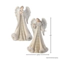 thumbnail image 2 of 10" Resin Champagne Opulence Angel Set of 2, 2 of 2