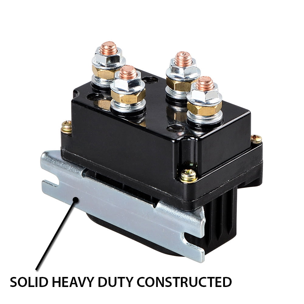 Astra Depot 12V 500A Winch Solenoid Relay + Wireless Remote Kit - For ATV/Truck Winches Up To 1200LB