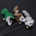 thumbnail image 1 of Peggybuy Cat Teaser Feather False Mouse Sucker Spring Cat Interactive Toys(1pc), 1 of 5