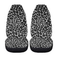 thumbnail image 5 of XYZCANDO Black Leopard Print Pattern Car Seat Covers Front Seats for Woman Soft Front Seats Protector Premium Durable, for Truck Sedan SUV, 5 of 10