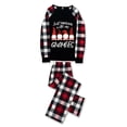 thumbnail image 6 of iHapHap Matching Family Christmas Pajamas Buffalo Plaid Gnome Sleepwear Set, 2-3T-Kid, 6 of 6