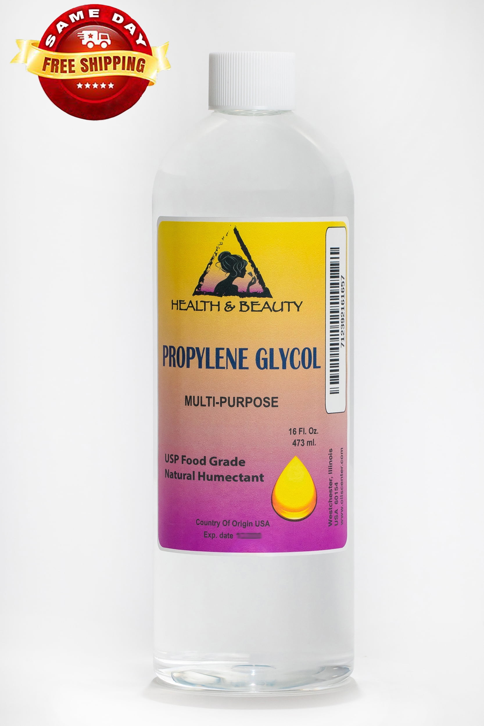 Propylene glycol personal care & medical grade diy non gmo premium