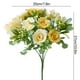 thumbnail image 2 of Centros de flores artificiales para mesas, decoración del hogar y la sala de estar, pampas falsas para decoración de bodas, 2 of 5