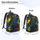thumbnail image 2 of Balery Cute Blue Frog Mochila Clásica Impresa Básica para Viaje, Mochila Escolar Resistente al Agua, Mochila de Lona con Correas Ajustables-Medium, 2 of 5