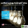 thumbnail image 5 of LafoHome EcoBright A19 LED Filament Bulb, 100W Equivalent, 5000K Daylight, Dimmable, 8-Pack, 5 of 6