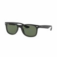 thumbnail image 1 of Ray-Ban RJ9052S-100/71 New Wayfarer Junior Gafas de sol con lentes clásicas negras cuadradas verdes Ray-Ban RJ9052S-100/71, 1 of 1