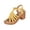 Yellow, variant on Women Strappy Caged Block Heel Espadrille Sandals Adjustable Comfortable Footwear For Party Casual Outdoor Daily Activities