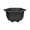 Brown, variant on COM1950s Plastic Hexagon Planter Pot with Drainage, Modern Flower Pots for Indoor Plants, Lightweight Planters for Balcony and Home Office Decor