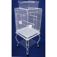 thumbnail image 1 of YML 0224WHT 24 in. Open Top Parrot Cage With Stand - White, 1 of 1