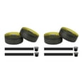 thumbnail image 1 of Transemion 2pcs Bike Handlebar Tapes Anti-slip Road Wraps Waterproof Shock Absorption Self Adhesive Riding Damping Straps Decoration Yellow 2Set, 1 of 6