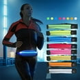 thumbnail image 3 of LED Reflective Running bag with USB Rechargeable Light, Reflective Running Gear for Men, Women - blue, 3 of 5