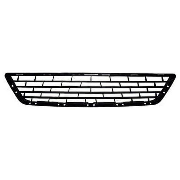 Front Bumper Grille - Textured Black - Compatible with 2013 - 2015 Nissan Sentra 2014