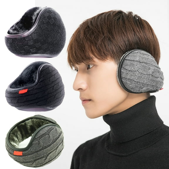 Cheers.US Ear Muffs For Winter Men, Fleece Ear Warmers Winter Warm Earmuffs For Cold Winters Adjustable
