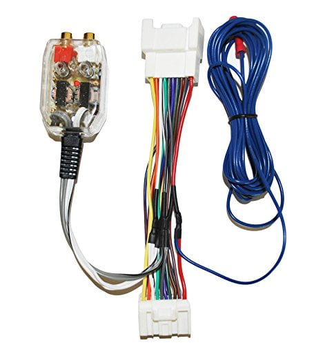 factory radio add a amp amplifier sub interface wire harness inline converter