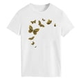 thumbnail image 4 of Palato Women's Plus Size Tops,Women's Hedging Casual Short Sleeve Love Printing T Shirt Top, 4 of 4