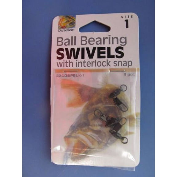 BALL BEARING INTRLK SNAPSWIVEL 3 PK SIZE 3