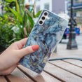 thumbnail image 5 of Allytech Marble Series Case for Samsung Galaxy A13(Not for 4G), Galaxy A13 5G 6.5" Cover 2022, Shock Absorption Bumper Soft TPU Women Girl Cover for Samsung A13 5G, Gray Marble, 5 of 5