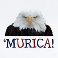 thumbnail image 2 of CafePress - Murica! Bald Eagle Body Suit - Baby Light Bodysuit, Size Newborn - 24 Months, 2 of 4