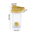 thumbnail image 3 of Staron under $5! 500ml Protein Shaker Bottle with Scale, Plastic Fitness Water Cup for Mixing, Handheld Sports Bottle for Gym Travel, 3 of 6