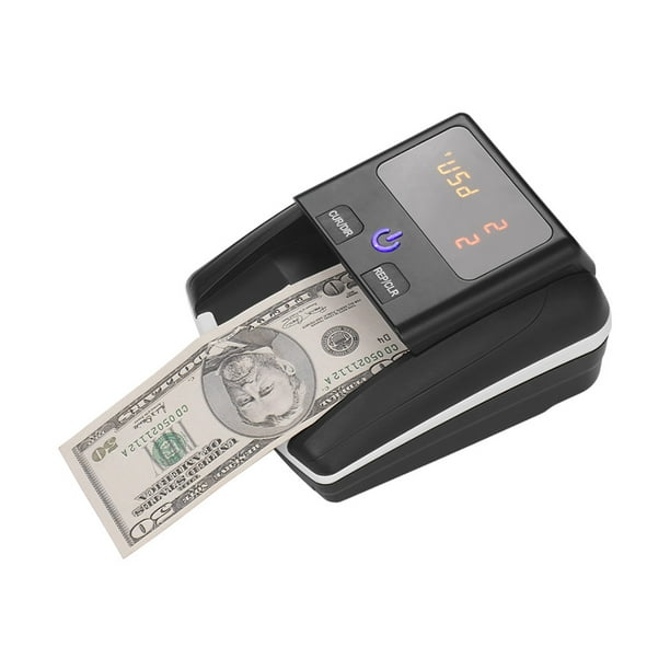 Détecteur de valeur de valeur nominale de valeur de dénomination de compteur  de billet de banque portable UV / MG / IR avec batterie contrefaite fausse  monnaie monnaie vérificateur machine testeur mac 