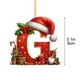 thumbnail image 3 of Adornos Navideños Colgantes con 26 Letras para Árbol de Navidad, Adornos Navideños Personalizados para Hacer Tú Mismo, Decoración Navideña, Decoración Colgante para Árbol de Navidad., 3 of 5
