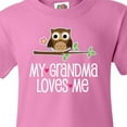 thumbnail image 4 of Inktastic My Grandma Loves Me Girls Youth T-Shirt, 4 of 5