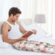 thumbnail image 5 of Balery Lilies Flowers Pantalones de pijama para hombre, pijama ultraligero, pantalón de descanso-Small, 5 of 6