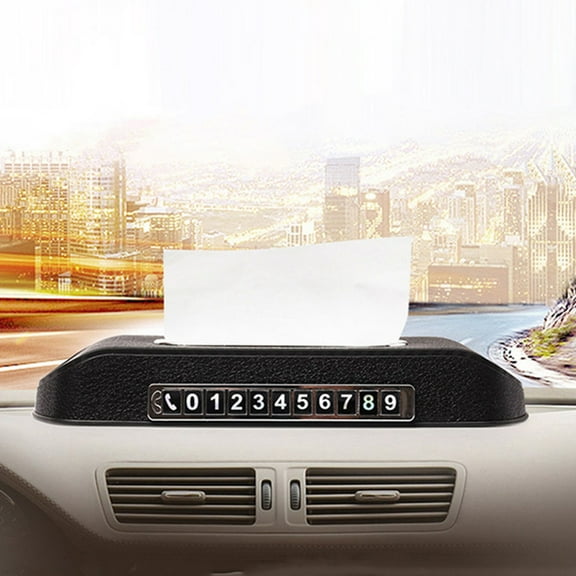 WHAMVOX 2pcs Car Tissue Box Holder and Napkin Organizer for Vehicle Interior Storage