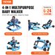 thumbnail image 2 of Baby Walker VEVOR 4 en 1 plegable con altura ajustable de 6 a 24 m, 2 of 9