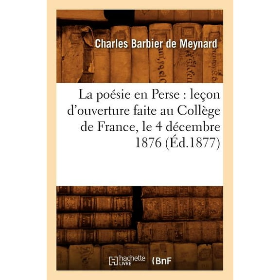Litterature: La poésie en Perse (Paperback)