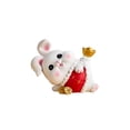 thumbnail image 2 of 2pcs Rabbit Statue Miniature Desktop Ornament Sculpture for Bedroom Macarena none, 2 of 8