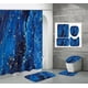 thumbnail image 1 of Cortina de ducha de poliéster impermeable con impresión digital HD para baño, cortinas divisorias de mármol, 1 of 6