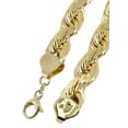 thumbnail image 4 of Heavy Solid Gold Rope Link Chain Customizable, 4 of 5