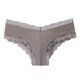 thumbnail image 3 of Gibobby conjunto de bragas Bragas de empalme de encaje transparente para mujer sexy Calidad transpirable hueca de algodón (Gris, XL), 3 of 5