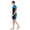 Black, variant on GKV Boys Kids & Youth 2.5mm Neoprene Wetsuit, Thermal Front Zip Short Sleeve Shorty Wetsuit for Snorkeling, Surfing & Swimming