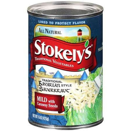 Stokely's: Mild W/Caraway Seeds Traditional Bavarian Style Sauerkraut, 15 oz