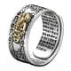 thumbnail image 2 of Anillos abiertos, joyería redimensionable, regalos góticos de la suerte, anillos de apertura vintage para fiesta hombre un, 2 of 9