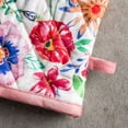 thumbnail image 3 of Maison d' Hermine Happy Florals - High Summer 100% Cotton Easter Set of Oven Mitt (7.5 Inch by 13 Inch) and Pot Holder (8 Inch by 8 Inch) for Cooking | Baking | Grilling | Barbecue | Spring/Summer, 3 of 5